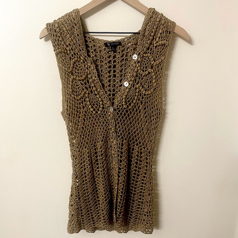 Vintage Crochet Cardigan